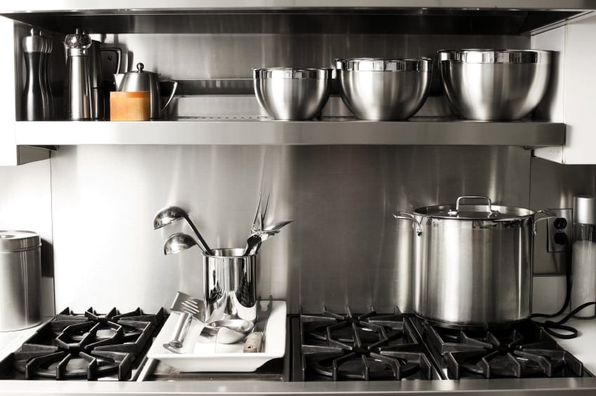 stainless steel kitchen